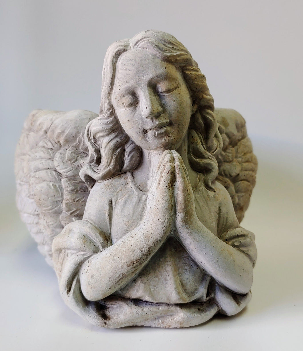 Cement Angel Praying Pot 6