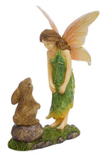 Load image into Gallery viewer, Girl Fairy Chatting with Rabbit Neighbors
