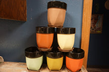 Load image into Gallery viewer, Ceramic Planters with Attached Saucer 6.75&quot; Earth Tones Plant Lover&#39;s Gift