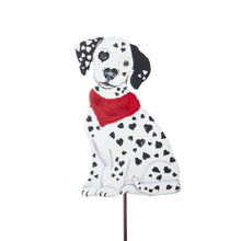 Load image into Gallery viewer, Dots of Love Dalmatian Sweetheart Garden Stake |  11 inches