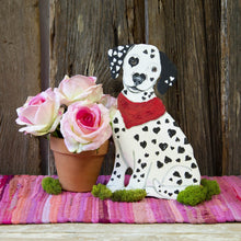 Load image into Gallery viewer, Dots of Love Dalmatian Sweetheart Garden Stake |  11 inches