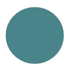 Indoor/Outdoor Garden Lantern LED |  Sea Blue Round Shape 30 cm | Remote Battery Operated | LUM118