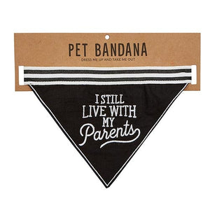 Pet bandana "I still live with my parents" for Dog or Cat
