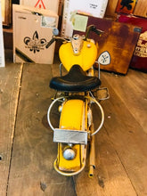 Load image into Gallery viewer, Decorative motorcycle metal replica | collectible yellow motorcycle | Father&#39;s Day Gift