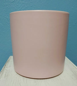 Light Pink Ceramic Planter Vase Pot | 6" tall | Planter Pot Vase | Sleek Simple Design | Flower Lover's Gift