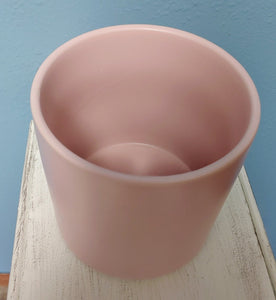 Light Pink Ceramic Planter Vase Pot | 6" tall | Planter Pot Vase | Sleek Simple Design | Flower Lover's Gift