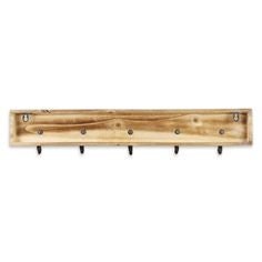 Sale | Wood Sloth Theme Wall Rack Hook | Long | Animal Themed Decor Sloth Lover's Gift | Clearance