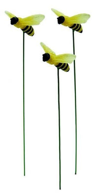 Glow in the Dark Bumble Bees Fairy Garden DIY Dollhouse Accessory MG389