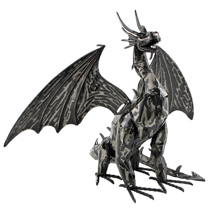 Metal 2 foot filigree dragon Heraclius Dragon lover’s gift