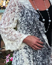 Load image into Gallery viewer, Leopard and Rose print lace jacket | Long &amp; Flowing | Plus Sizes
