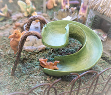 Load image into Gallery viewer, Fairy Garden Figurines | bunnies on a slide with ladder at playground | Miniature Accessories MG361
