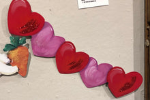 Load image into Gallery viewer, Valentine&#39;s Day Heart Garland for Welcome Sign 17&quot; X 5&quot;