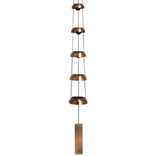 Load image into Gallery viewer, Wind Chime Temple Bells  | Quintet Copper 32&quot;