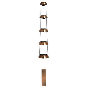 Wind Chime Temple Bells  | Quintet Copper 32"