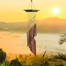 Load image into Gallery viewer, Wind Chime Mystic Spiral Jade | Bronze 22&quot;