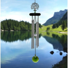 Load image into Gallery viewer, Wind Chime Crystal Tree of Life Chime | Silver 19&quot;