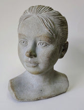 Load image into Gallery viewer, Lady Girl Head Planter | 7&quot; tall | Face Planter | Face Pot | Lady&#39;s Head Planter | Unique Head Planter | Indoor Outdoor Succulent Pot