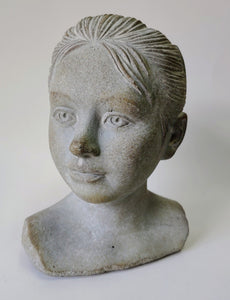 Lady Girl Head Planter | 7" tall | Face Planter | Face Pot | Lady's Head Planter | Unique Head Planter | Indoor Outdoor Succulent Pot