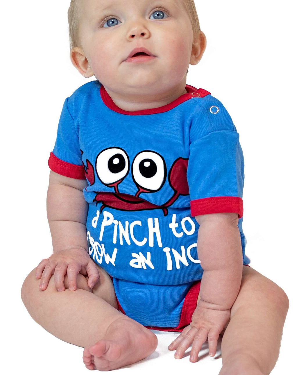 A pinch to grow an inch | Crabby Creeper | Onsie | Nautical