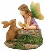 Girl Fairy sharing a Secrets with her Best Bunny Buddy | MG396