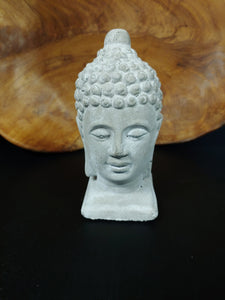 Small Buddha | 5" | concrete head - accent piece for home decor - plant - planter accent piece