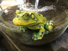 Load image into Gallery viewer, Resin Frog Toad Garden Art Plant accent Decor | Indoor Outdoor