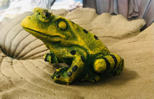 Load image into Gallery viewer, Resin Frog Toad Garden Art Plant accent Decor | Indoor Outdoor