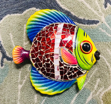 Load image into Gallery viewer, Large Colorful Ceramic Mosaic Fish  | Multiple Colors to choose from