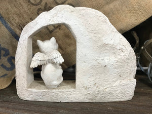 Cat Angel Paw Prints Memorial Statue Pet Sympathy Pet Grave Market Pet Loss Gift