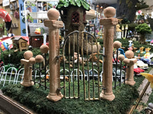 Load image into Gallery viewer, Fairy Garden Terra Cotta and Metal Weathered Garden Gate