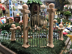 Fairy Garden Terra Cotta and Metal Weathered Garden Gate