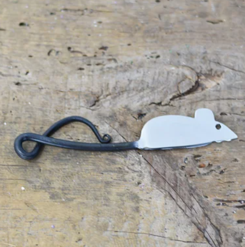 Cheese Appetizer Cracker Spreader Mouse Shaped Knife | Charcuterie Appetizer Fruit Plate Dessert Knife