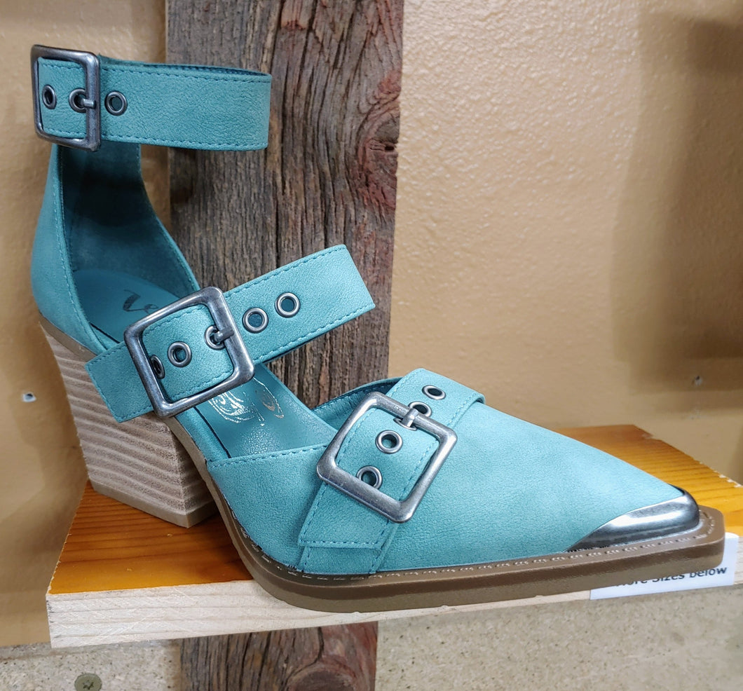 Comfy Very G Irina Woman's Sandal in Turquoise