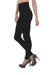 Leggings feature Ultra Body-Contour-Stay-Put Waistband