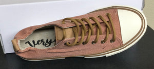 Women's slip-on Dusty Mauve Rose sneakers by Gypsy Jazz