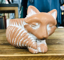 Load image into Gallery viewer, Mini terracotta animal planter with drainage
