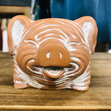 Load image into Gallery viewer, Mini terracotta animal planter with drainage