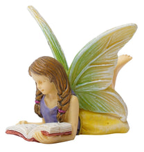 Load image into Gallery viewer, Fairy laying down reading a book mg315