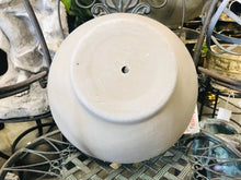 Load image into Gallery viewer, Large gray matte glazed ceramic round flower pot with drainage