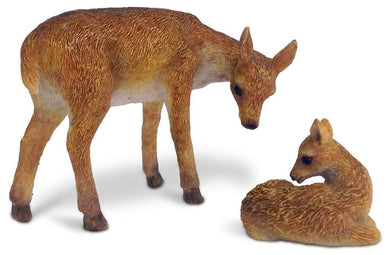 Miniature Deer and Fawn Figurines Miniature Dollhouse Fairy Garden