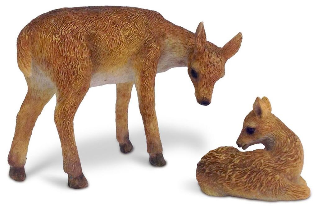 Miniature Deer and fawn Figurines |  perfect for your fairy garden | Forest Animals