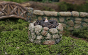 Miniature campfire with light up flame Miniature Dollhouse Fairy Garden