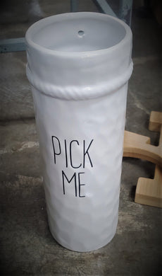 Hanging white minimalistic bud vase | pick me
