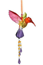 Load image into Gallery viewer, Acrylic Hummingbird Suncatcher  Five Color Tone Hanging Ornament Window Decoration Indoor Outdoor