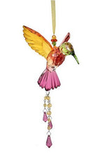 Load image into Gallery viewer, Acrylic Hummingbird Suncatcher  Five Color Tone Hanging Ornament Window Decoration Indoor Outdoor
