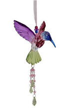 Load image into Gallery viewer, Acrylic Hummingbird Suncatcher  Five Color Tone Hanging Ornament Window Decoration Indoor Outdoor