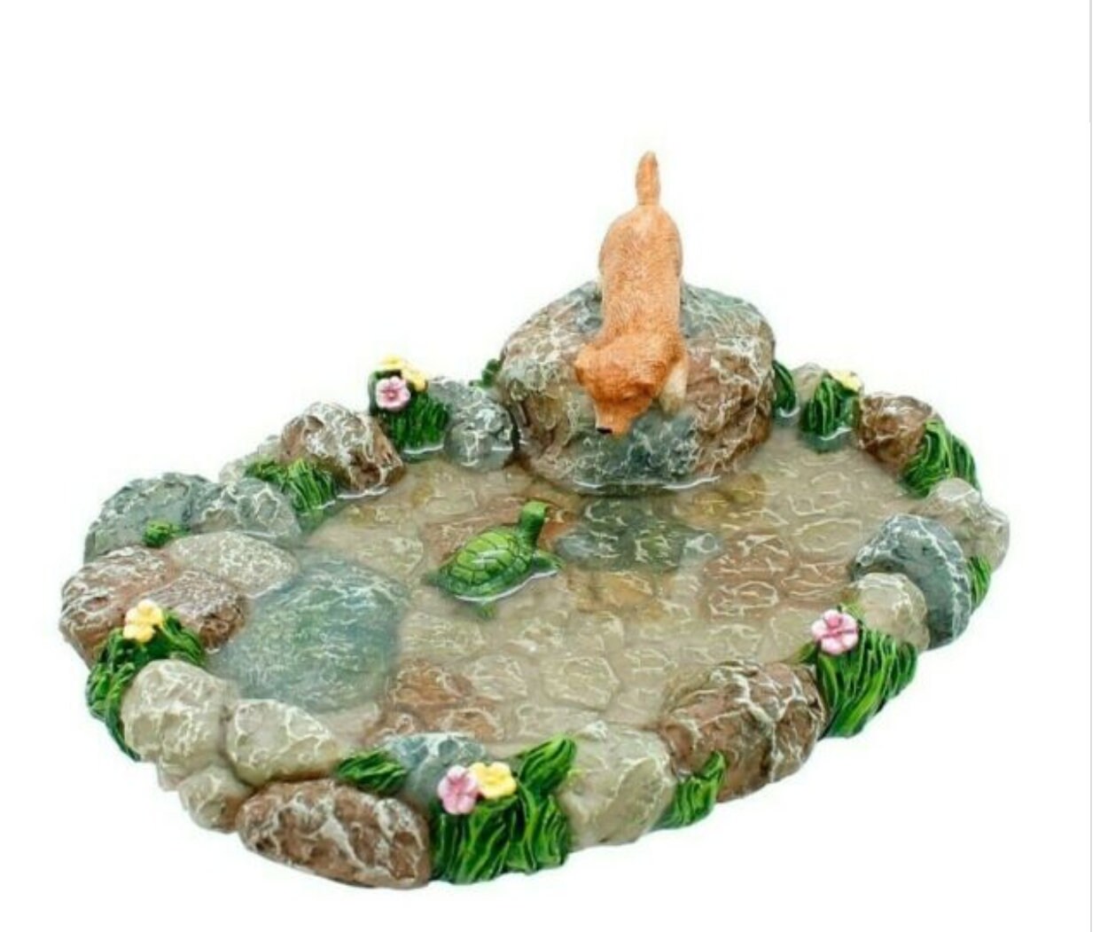 TURTLE POND, Fairy garden pond, Miniature pond, Fairy accessories