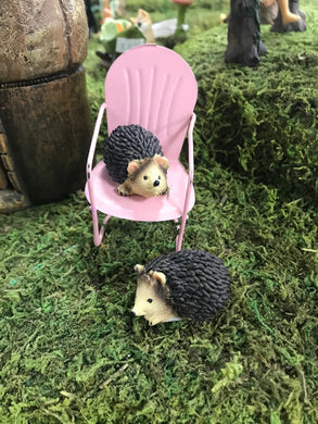 Miniature Hedgehog to complete your fairy garden or dollhouse indoor or outdoor Fairy Garden Animal Accessory
