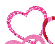 Load image into Gallery viewer, Heart Stake for Valentines Day Cut out Heart flower stakes