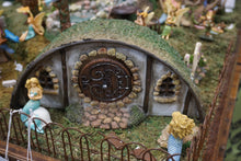 Load image into Gallery viewer, Miniature garden hobbit house for fairies